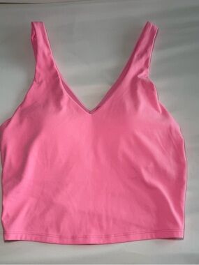 all in motion Pink V-Neck Women's Tank Top